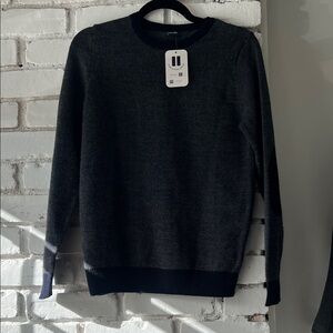 Men's Crew Neck Sweater - Dark Charcoal